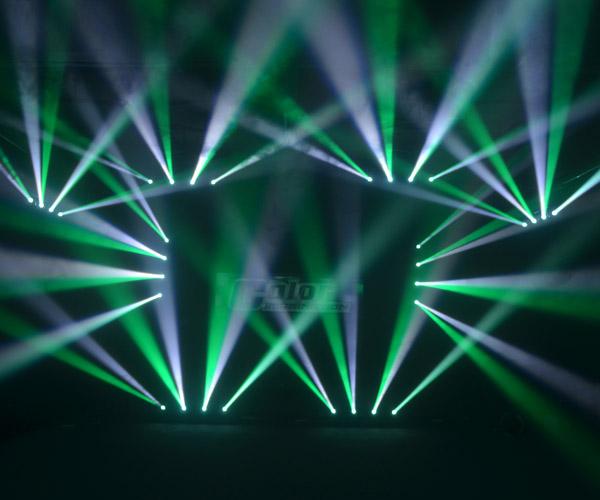 Kleurrijke Straaleffect Minizak Spotbar die Hoofdstadiumlichten voor Mobiele DJ/Partij bewegen