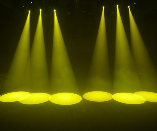 Het kleurenwiel 50W leidde Bewegende Hoofdvlek Lighing DJ/de Bol die van de Huwelijksdecoratie Gobo roteren